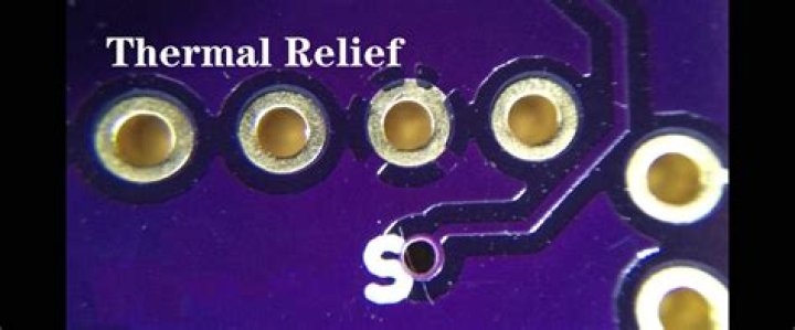Why use thermal reliefs?