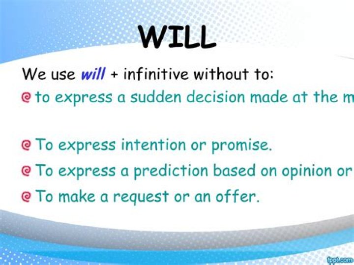 Will infinitive without to?