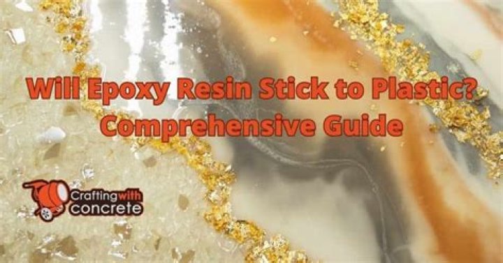 Will resin stick to perspex?